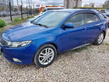 3 499 р. Пластиковые накладки порогов Фанат Тюнинг KIA Cerato 2 TD седан (2008-2013) (неокрашенные)  с доставкой в г. Майкоп. Увеличить фотографию 2