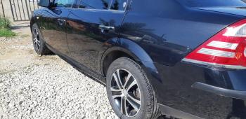 3 499 р. Пластиковые накладки порогов Фанат Тюнинг Ford Mondeo Mk3,BWY дорестайлинг, универсал (2000-2003) (неокрашенные (глянец под окраску))  с доставкой в г. Майкоп. Увеличить фотографию 3