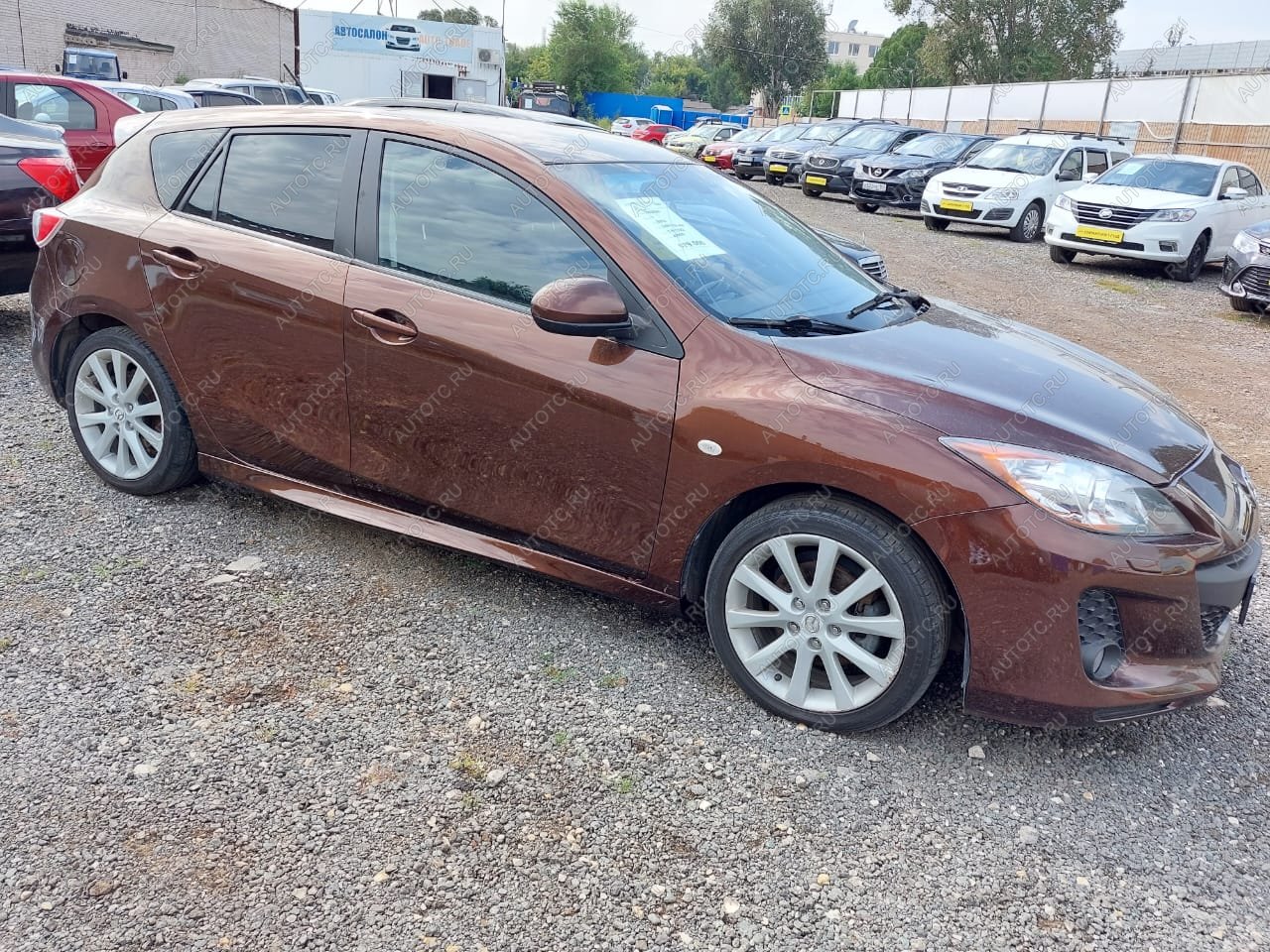 3 499 р. Пластиковые накладки порогов Фанат Тюнинг  Mazda 3/Axela  BL (2011-2013) рестайлинг, хэтчбэк (неокрашенные (глянец под окраску))  с доставкой в г. Майкоп