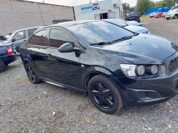 3 499 р. Пластиковые накладки порогов Фанат Тюнинг Chevrolet Aveo T300 хэтчбек (2011-2015) (неокрашенные)  с доставкой в г. Майкоп. Увеличить фотографию 3