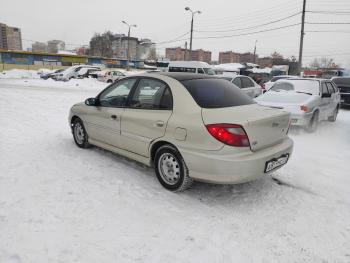 3 499 р. Пластиковые накладки порогов Фанат Тюнинг  KIA Rio  1 DC (2000-2005) дорестайлинг седан, рестайлинг седан (неокрашенные (глянец под окраску))  с доставкой в г. Майкоп. Увеличить фотографию 6