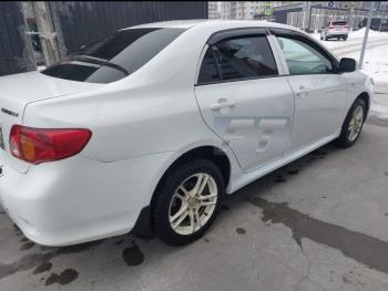 3 289 р. Пластиковые накладки порогов Фанат Тюнинг  Toyota Corolla  E150 (2006-2013) седан дорестайлинг, седан рестайлинг (неокрашенные (глянец под окраску))  с доставкой в г. Майкоп. Увеличить фотографию 4