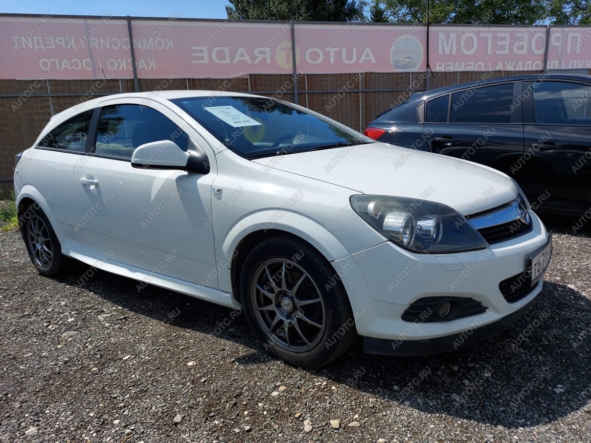 3 499 р. Пластиковые накладки порогов Фанат Тюнинг  Opel Astra  H GTC (2004-2011) хэтчбек 3 дв. дорестайлинг, хэтчбек 3 дв. рестайлинг (неокрашенные (глянец под окраску))  с доставкой в г. Майкоп