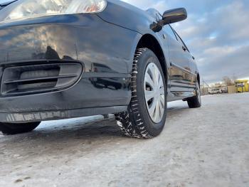 3 499 р. Пластиковые накладки порогов Фанат Тюнинг Toyota Corolla E120 хэтчбек рестайлинг (2004-2007) (неокрашенные (глянец под окраску))  с доставкой в г. Майкоп. Увеличить фотографию 4