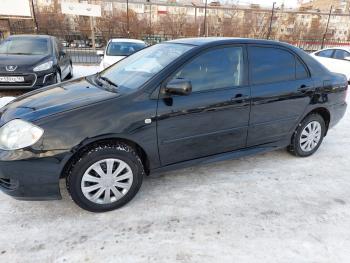 3 499 р. Пластиковые накладки порогов Фанат Тюнинг Toyota Corolla E120 хэтчбек рестайлинг (2004-2007) (неокрашенные (глянец под окраску))  с доставкой в г. Майкоп. Увеличить фотографию 6