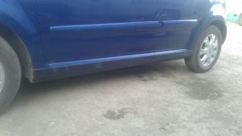 3 499 р. Пластиковые накладки порогов Фанат Тюнинг Chery Kimo A1 хэтчбэк (2008-2014) (неокрашенные (глянец под окраску))  с доставкой в г. Майкоп. Увеличить фотографию 4