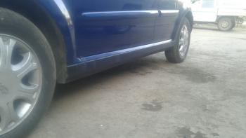 3 499 р. Пластиковые накладки порогов Фанат Тюнинг Chery Kimo A1 хэтчбэк (2008-2014) (неокрашенные (глянец под окраску))  с доставкой в г. Майкоп. Увеличить фотографию 6