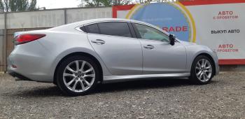 3 499 р. Пластиковые накладки порогов Фанат Тюнинг Mazda 6 GJ 1 рестайлинг универсал (2015-2018) (неокрашенные (глянец под окраску))  с доставкой в г. Майкоп. Увеличить фотографию 4