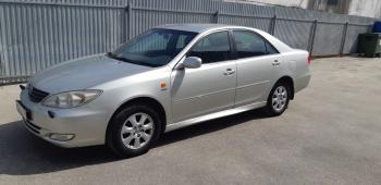 3 499 р. Пластиковые накладки порогов Фанат Тюнинг Toyota Camry XV30 дорестайлинг (2001-2004) (неокрашенные (глянец под окраску))  с доставкой в г. Майкоп. Увеличить фотографию 2
