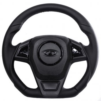 Рулевое колесо  autodemic Chevrolet Niva  2123 (2002-2020), Лада 2123 (Нива Шевроле) (2009-2020), Лада Калина ( 1118,  1117,  1119,  2192,  2194) (2004-2018), Лада Калина Cross  2194 (2014-2018), Лада Калина Спорт ( 1119,  2192) (2008-2018), Лада Приора ( 2170,  2171,  2172,  21728) (2007-2018) ( анатомическое, в коже)