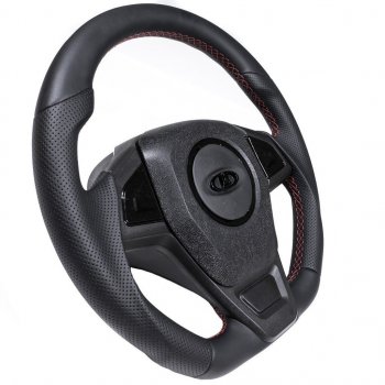 6 899 р. Рулевое колесо  autodemic Chevrolet Niva 2123 рестайлинг (2009-2020) (анатомическое, в коже)  с доставкой в г. Майкоп. Увеличить фотографию 8