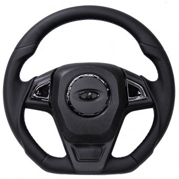 6 899 р. Рулевое колесо  autodemic Chevrolet Niva 2123 рестайлинг (2009-2020) (анатомическое, в коже)  с доставкой в г. Майкоп. Увеличить фотографию 4