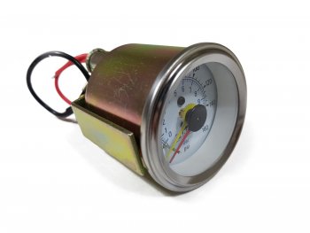 5 799 р. Манометр VIAIR 2 160 PSI, 2 контура, с подсветкой, белый Viair 90083  с доставкой в г. Майкоп. Увеличить фотографию 2