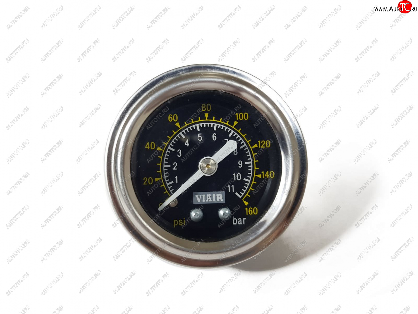 1 449 р. Манометр VIAIR 1.5 160 PSI, черный Viair 90085  с доставкой в г. Майкоп