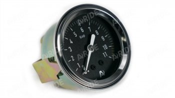 1 259 р. Манометр ARIDE 51 мм, 1х11 бар (160 PSI), 2, черный Арайд м 51 1 11  с доставкой в г. Майкоп. Увеличить фотографию 2