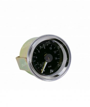 3 299 р. Манометр ARIDE 53 мм, 2х15 бар (220 PSI), 2, черный Арайд м 53 2 15  с доставкой в г. Майкоп. Увеличить фотографию 3
