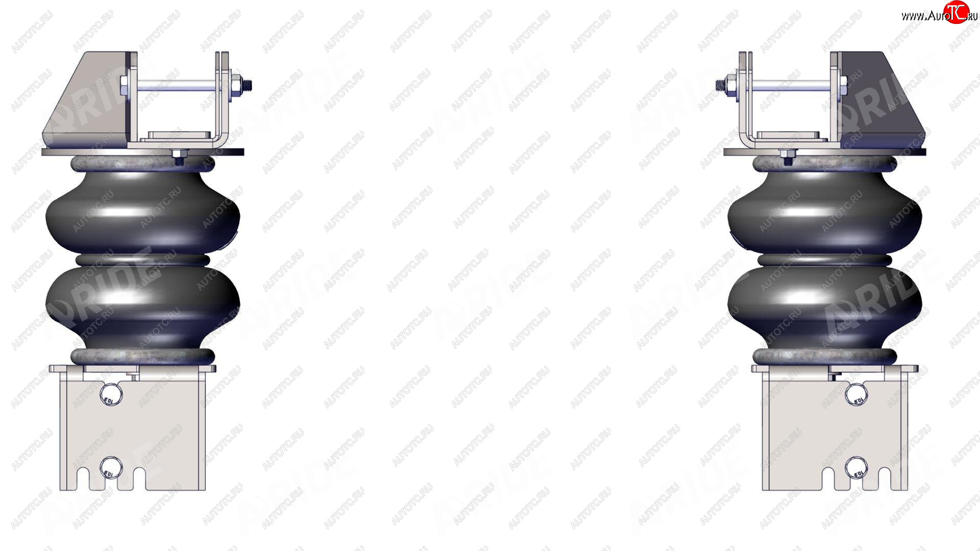 34 999 р. Пневмоподвеска MERCEDES Sprinter 315  VOLKSWAGEN Crafter 35 (07-13), грузовой, задняя ось Арайд 41012  с доставкой в г. Майкоп
