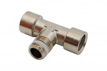 629 р. Фитинг тройник с фторопластовым кольцом Camozzi S2060 38-38 Camozzi s2060 38-38  с доставкой в г. Майкоп. Увеличить фотографию 1