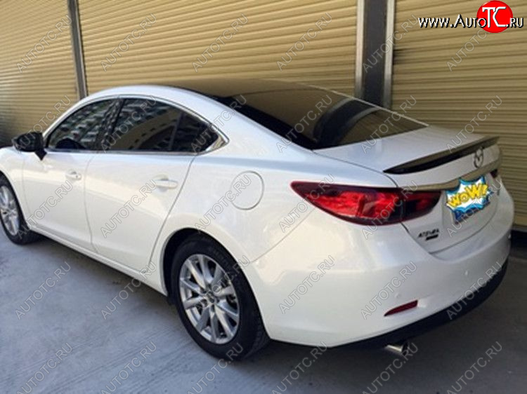 3 399 р.     Спойлер Mazda 6 GJ седан (12-н.в.) черный  mz6gj-spn02  с доставкой в г. Майкоп