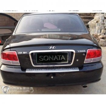 2 589 р.     Накладка заднего бампера Hyundai Sonata EF  hysn5-nbn00  с доставкой в г. Майкоп. Увеличить фотографию 1