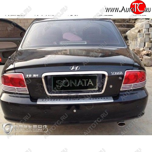 2 589 р.     Накладка заднего бампера Hyundai Sonata EF  hysn5-nbn00  с доставкой в г. Майкоп
