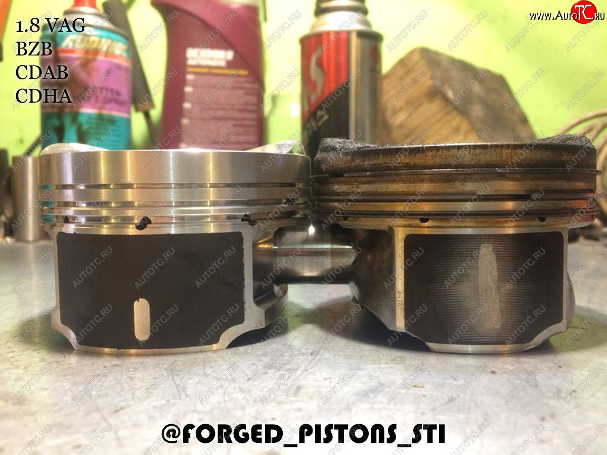 18 599 р. Поршни СТИ VolksWagen 1,8 BZB, CDAB под палец 2351мм кольца 1,21,52,0  153891738  с доставкой в г. Майкоп