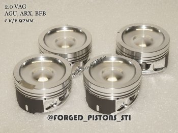 17 999 р. Поршни СТИ VolksWagen 2,0 AGU (CR=8,5) под кольца 1,21,52,0  156178986  с доставкой в г. Майкоп. Увеличить фотографию 3