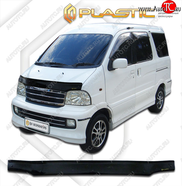 1 839 р. Дефлектор капота CA-Plastic  Daihatsu Atrai7  S231G,S221G (2000-2004) (classic черный, без надписи)  с доставкой в г. Майкоп