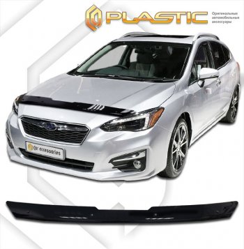Дефлектор капота CA-Plastic Subaru Impreza  GT (2016-2019) хэтчбэк дорестайлинг