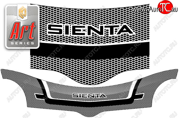 2 479 р. Дефлектор капота CA-Plastic Toyota Sienta NCP80 (2003-2015) дорестайлинг, 1-ое пополение 1-ый рестайлинг, 2-ой рестайлинг (Серия Art серебро) с доставкой в г. Майкоп Увеличить фотографию 1 2 479 р. Дефлектор капота CA-Plastic Toyota Sienta NCP80 (2003-2015) дорестайлинг, 1-ое пополение 1-ый рестайлинг, 2-ой рестайлинг (Серия Art серебро) с доставкой в г. Майкоп