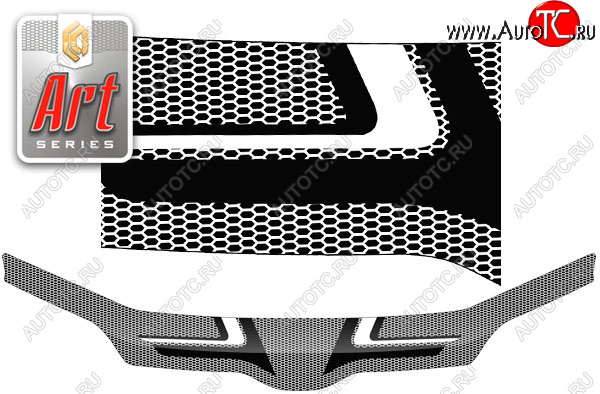 2 399 р. Дефлектор капота (NHP160V, NCO160V, NCP165V) CA-Plastic  Toyota Succeed  XP50,XP160 (2014-2020) рестайлинг (Серия Art серебро)  с доставкой в г. Майкоп
