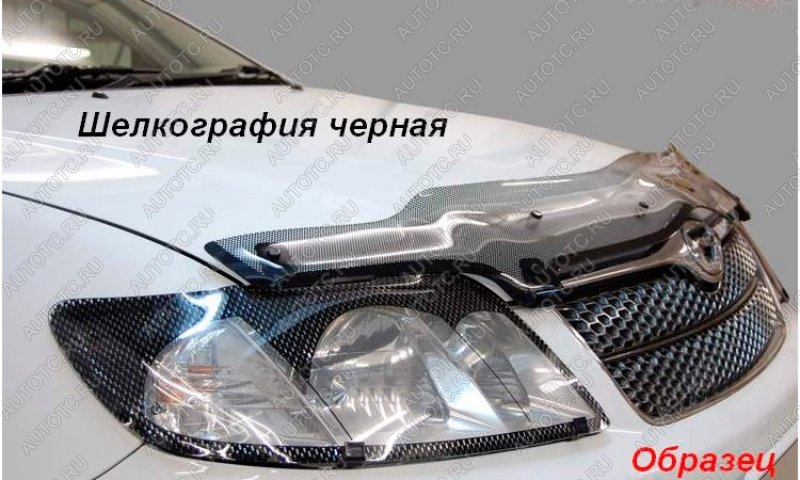 1 959 р.  Защита фар CA-Plastic  Nissan Rnessa (1997-2001) (Шелкография черная)  с доставкой в г. Майкоп