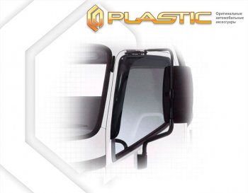 2 699 р. Ветровики дверей Classic полупрозрачный CA Plastic на Hino 300 Euro 3 2007–2011  с доставкой в г. Майкоп. Увеличить фотографию 1