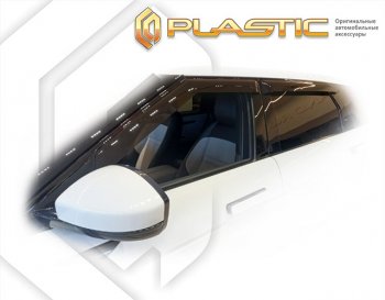 2 799 р. Ветровики дверей Classic полупрозрачный CA Plastic на Range Rover Evoque II поколение 2021  с доставкой в г. Майкоп. Увеличить фотографию 1