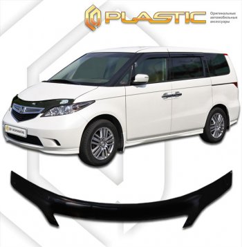 3 399 р. Дефлектор капота (exclusive) Classic черный CA Plastic на Honda Elysion  2004-2006  с доставкой в г. Майкоп. Увеличить фотографию 1
