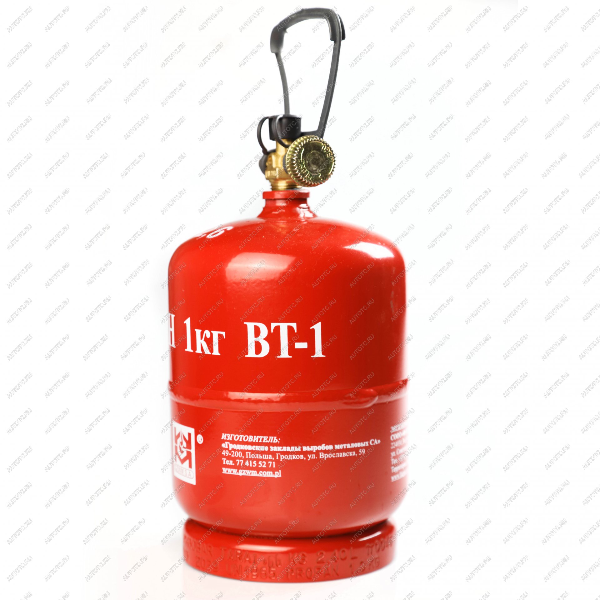 2 639 р. Баллон газовый стальной GZWM LPG BT-1, 2,4 л. Grotkuv (РП) GZWM lpg-bt-1  с доставкой в г. Майкоп