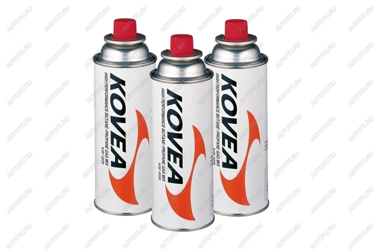 679 р. Баллон газовый цанговый KOVEA Nozzle type gas 220 г комплект 3 шт. KOVEA kgf-220-set3  с доставкой в г. Майкоп