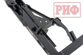 89 019 р. Бампер РИФ силовой задний Toyota Land Cruiser 76 2007+ с квадратом под фаркоп и фонарями РИФ rif076-21150  с доставкой в г. Майкоп. Увеличить фотографию 9