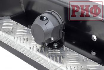 75 709 р. Бампер РИФ силовой задний Toyota Land Cruiser 78 2007+ с квадратом под фаркоп и фонарями РИФ rif078-21150  с доставкой в г. Майкоп. Увеличить фотографию 6