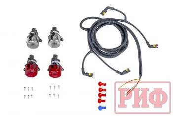 75 709 р. Бампер РИФ силовой задний Toyota Land Cruiser 78 2007+ с квадратом под фаркоп и фонарями РИФ rif078-21150  с доставкой в г. Майкоп. Увеличить фотографию 16