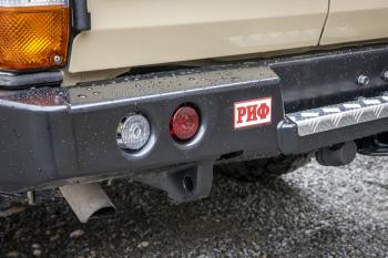 100 649 р. Бампер РИФ силовой задний Toyota Land Cruiser 78 2007+ с квадратом под фаркоп, калиткой и фонарями РИФ rif078-21125  с доставкой в г. Майкоп. Увеличить фотографию 6