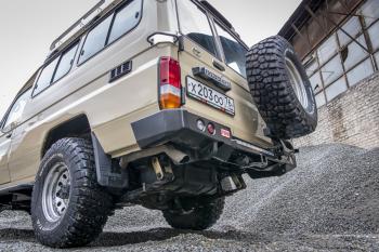100 649 р. Бампер РИФ силовой задний Toyota Land Cruiser 78 2007+ с квадратом под фаркоп, калиткой и фонарями РИФ rif078-21125  с доставкой в г. Майкоп. Увеличить фотографию 3