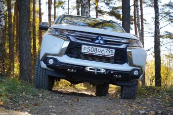 39 519 р. Бампер РИФ силовой передний Mitsubishi Pajero Sport 2015-2020 дизель под площадку для лебёдки RIFPS3-33003 РИФ rifps3-10070  с доставкой в г. Майкоп. Увеличить фотографию 17