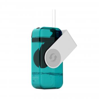 1 189 р. Бутылка JUICY DRINK, 290 мл, бирюзабелый ASOBU jb300.01-white  с доставкой в г. Майкоп. Увеличить фотографию 2