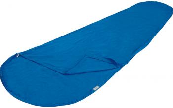 4 599 р. Вкладыш High Peak Cotton Inlett Mummy в спальный мешок, хлопковый, синий, 225 см High Peak 23506  с доставкой в г. Майкоп. Увеличить фотографию 1
