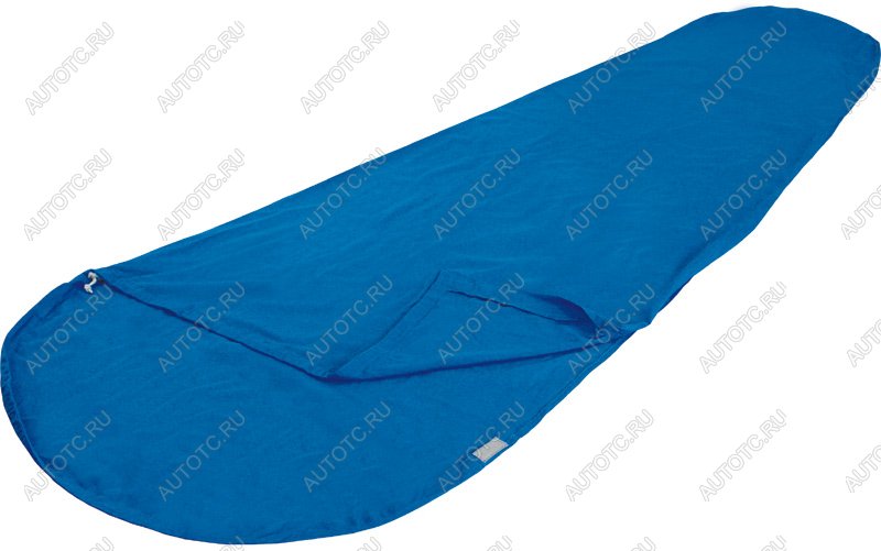 4 599 р. Вкладыш High Peak Cotton Inlett Mummy в спальный мешок, хлопковый, синий, 225 см High Peak 23506  с доставкой в г. Майкоп