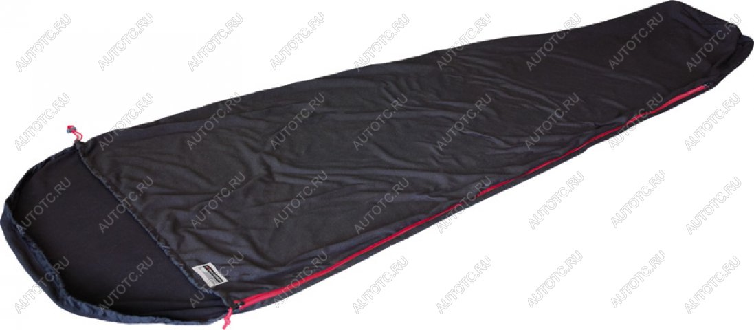 3 499 р. Вкладыш High Peak Nanuk Inlett Mumie в спальный мешок, флисовый, черный, 220х80 см High Peak 23512  с доставкой в г. Майкоп