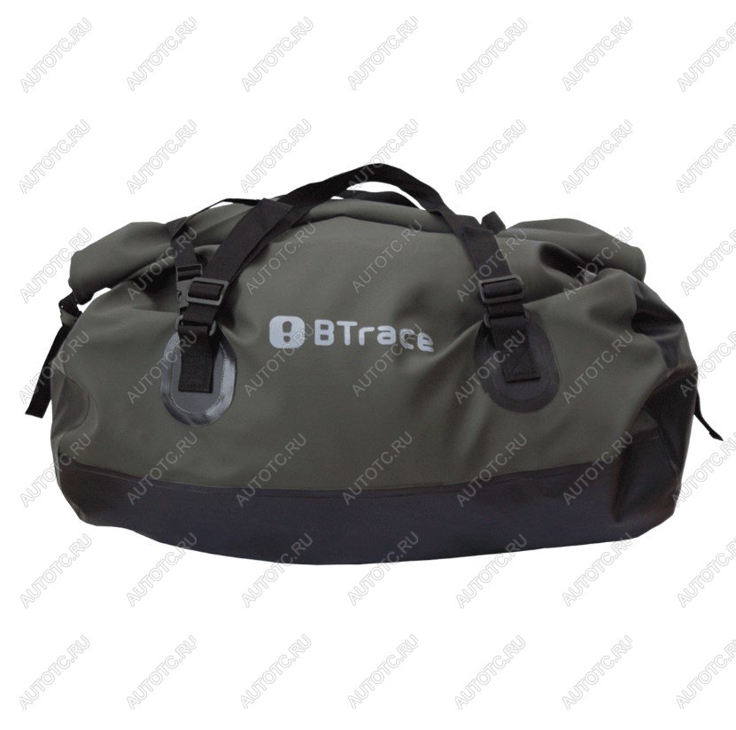 5 179 р. Гермосумка BTrace усиленная ПВХ трикотаж 80л (Оливковыйчерный) BTrace a0333  с доставкой в г. Майкоп