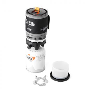 12 809 р. Горелка газовая Kovea Alpine Pot Wide KB-0703W 1 л. KOVEA kb-0703w  с доставкой в г. Майкоп. Увеличить фотографию 9
