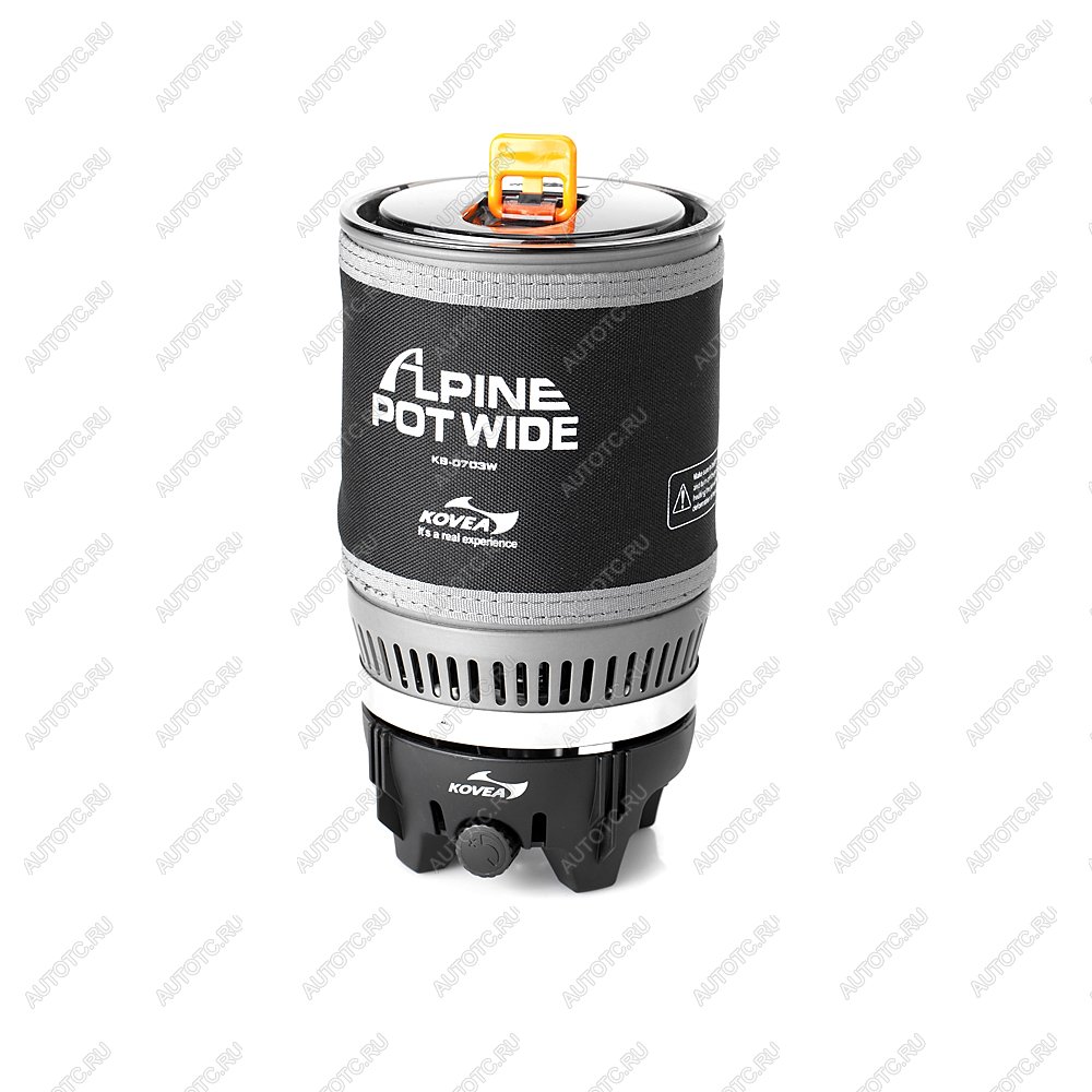 12 809 р. Горелка газовая Kovea Alpine Pot Wide KB-0703W 1 л. KOVEA kb-0703w  с доставкой в г. Майкоп